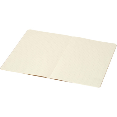 Logotrade promotional merchandise image of: Slyk A5 kraft cahier notebook with dotted pages
