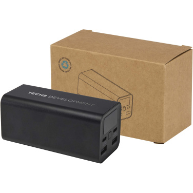 Logotrade promotional item picture of: Acamar 20.000 mAh 70W recycled aluminium laptop power bank