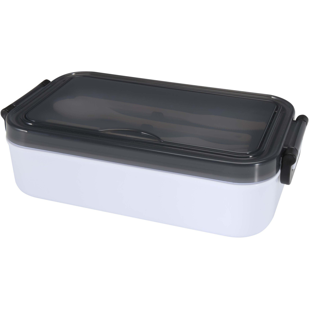 Logotrade promotional item picture of: Snappy lunch box and cutlery set