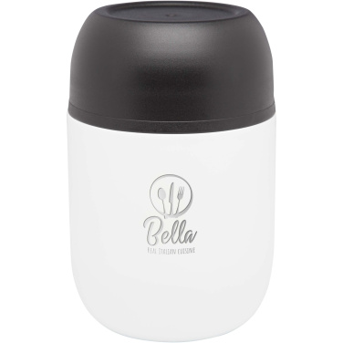 Logotrade promotional giveaway image of: Supo 480 ml double-walled recycled stainless steel lunch pot