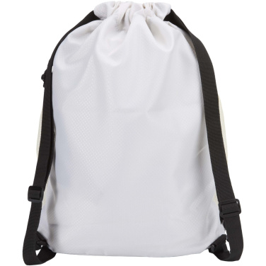 Logo trade business gift photo of: Nomad GRS recycled sports drawstring bag with bottom compartment 18L