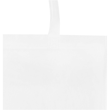 Logotrade promotional item picture of: EcoSeal GRS recycled nonwoven convention tote bag 6L