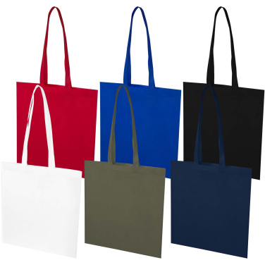 Logo trade corporate gifts image of: EcoSeal GRS recycled nonwoven convention tote bag 6L