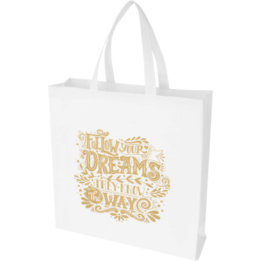 Logo trade advertising products picture of: EcoSeal GRS recycled nonwoven gusset tote bag 12L