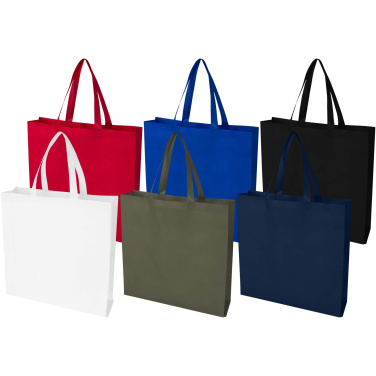 Logo trade advertising products image of: EcoSeal GRS recycled nonwoven gusset tote bag 12L