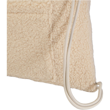 Logo trade promotional gift photo of: Bear GRS recycled sherpa drawstring backpack 9L