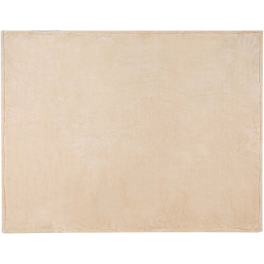 Logotrade promotional items photo of: Ashen GRS recycled sherpa blanket