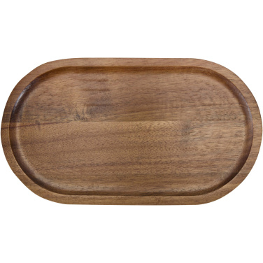 Logo trade promotional gift photo of: Edge acacia wood serving tray