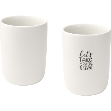 Logo trade promotional products picture of: Male 350 ml ceramic cups - set of 2