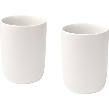 Logo trade promotional item photo of: Male 350 ml ceramic cups - set of 2
