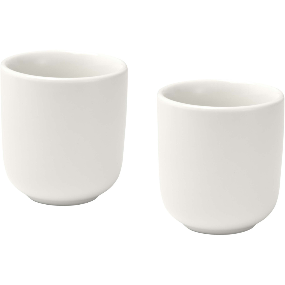 Logo trade promotional merchandise photo of: Male 90 ml ceramic espresso cups - set of 2