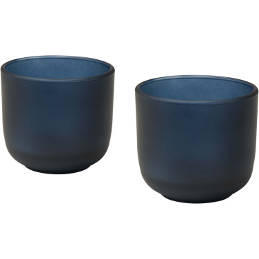 Logo trade promotional gifts image of: Male 200 ml glass cups - set of 2