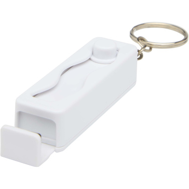 Logo trade promotional product photo of: Aggia recycled plastic phone stand with fidget toy