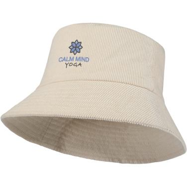 Logo trade business gifts image of: Howson recycled corduroy sun hat