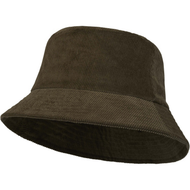 Logo trade corporate gifts picture of: Howson recycled corduroy sun hat