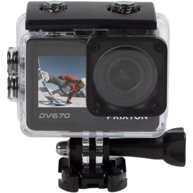 Logo trade advertising product photo of: Prixton DV670 4K dual screen action camera