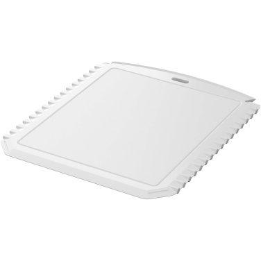 Logo trade promotional merchandise photo of: Thrym rectangular recycled plastic ice scraper