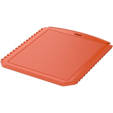 Logo trade promotional item photo of: Thrym rectangular recycled plastic ice scraper