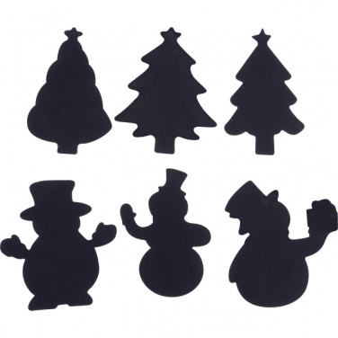 Logo trade promotional merchandise picture of: Scratch-off Christmas ornaments SOUTH POLE