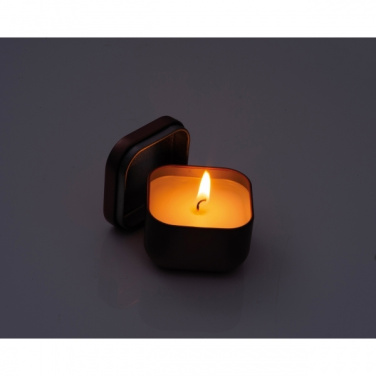 Logotrade promotional giveaway picture of: Candle in tin PRAGUE
