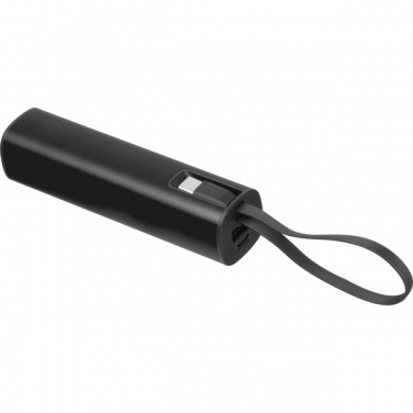 Logo trade business gifts image of: Power bank 5 000 mAh DONCASTER