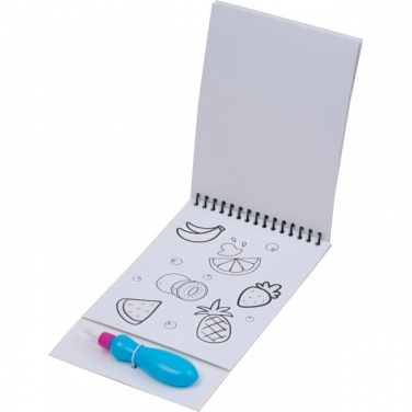 Logo trade promotional merchandise image of: Watercoloring Book ANGERS