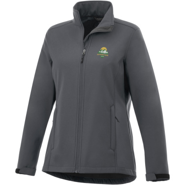 Logo trade promotional giveaways image of: Maxson women's softshell jacket