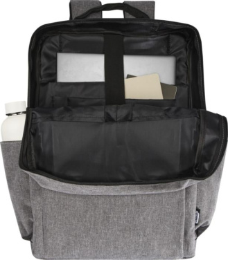Logotrade promotional merchandise picture of: Libra 15” GRS recycled laptop backpack 15L