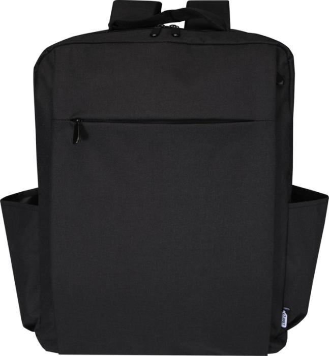 Logotrade promotional product picture of: Libra 15” GRS recycled laptop backpack 15L