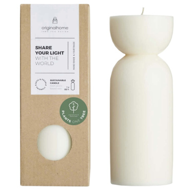 Logo trade business gift photo of: Originalhome organic candle - medium