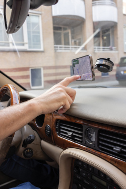 Logo trade promotional items image of: Terra 360 RCS recycled plastic universal phone holder