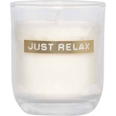 Logotrade promotional merchandise image of: Wellmark Discovery 250 ml hand soap dispenser and 150 g scented candle set