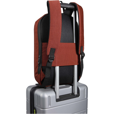 Logotrade promotional gift image of: Luma 15" GRS recycled anti-theft laptop backpack 10L