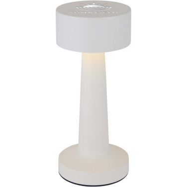 Logotrade advertising products photo of: Aludra rechargeable dimmable table lamp with 3 light modes