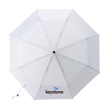 Logo trade promotional products picture of: Michigan foldable RCS RPET umbrella 21 inch