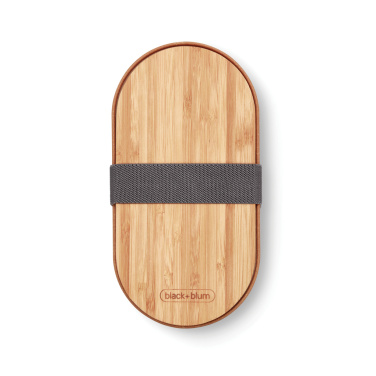 Logotrade promotional item image of: Black+Blum Stainless Steel Double Bento Box