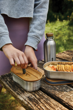 Logo trade promotional product photo of: Black+Blum Stainless Steel Double Bento Box