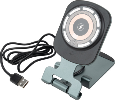 Logotrade advertising products photo of: Phone holder with wireless charger