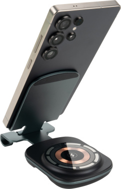 Logo trade promotional giveaways picture of: Phone holder with wireless charger