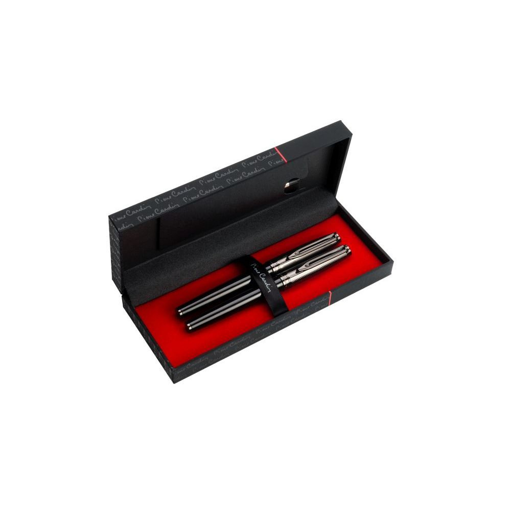 Logo trade promotional products image of: Writing set rollerball pen and fountain pen ODETTE Pierre Cardin