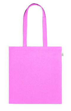 Logo trade promotional merchandise image of: Recycled cotton shopping bag