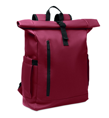 Logo trade promotional merchandise picture of: Rolltop laptop rucksack 600D