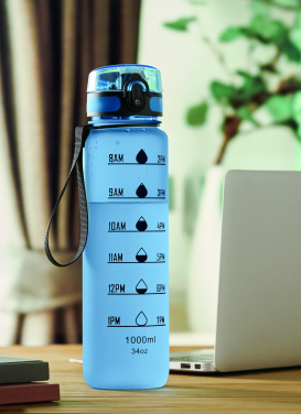 Logo trade advertising product photo of: Sports water bottle RPET 1L