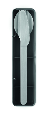 Logo trade promotional items picture of: Stainless steel cutlery set