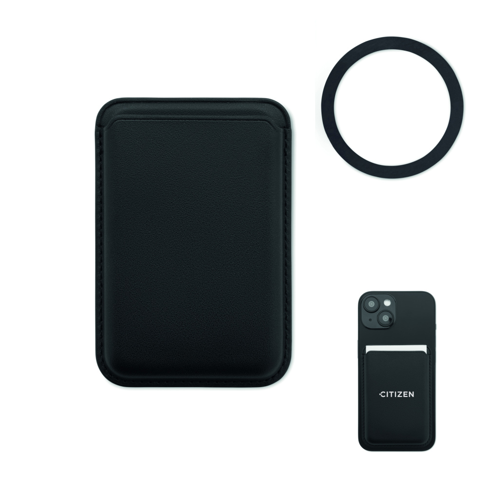 Logo trade promotional products image of: Magnetic credit card holder