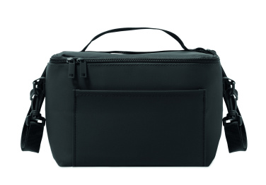 Logo trade promotional gifts image of: PU cooler bag