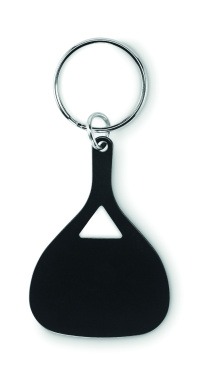 Logo trade advertising product photo of: Aluminium key ring