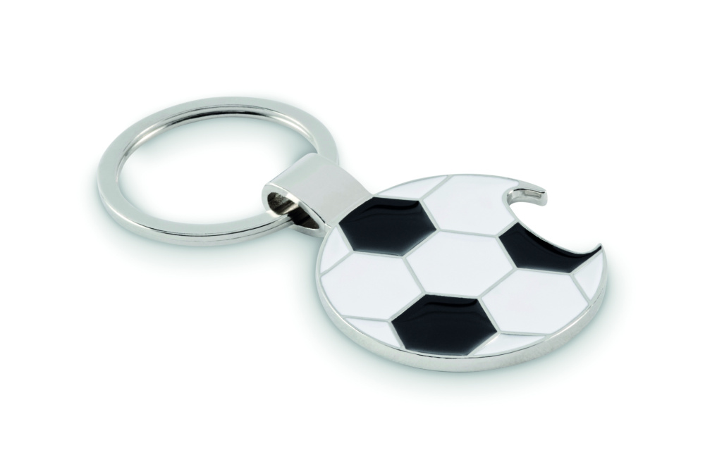 Logotrade advertising product picture of: Football keyring with opener