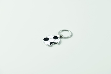 Logo trade promotional merchandise picture of: Football keyring with opener