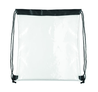 Logotrade business gift image of: Transparent drawstring bag